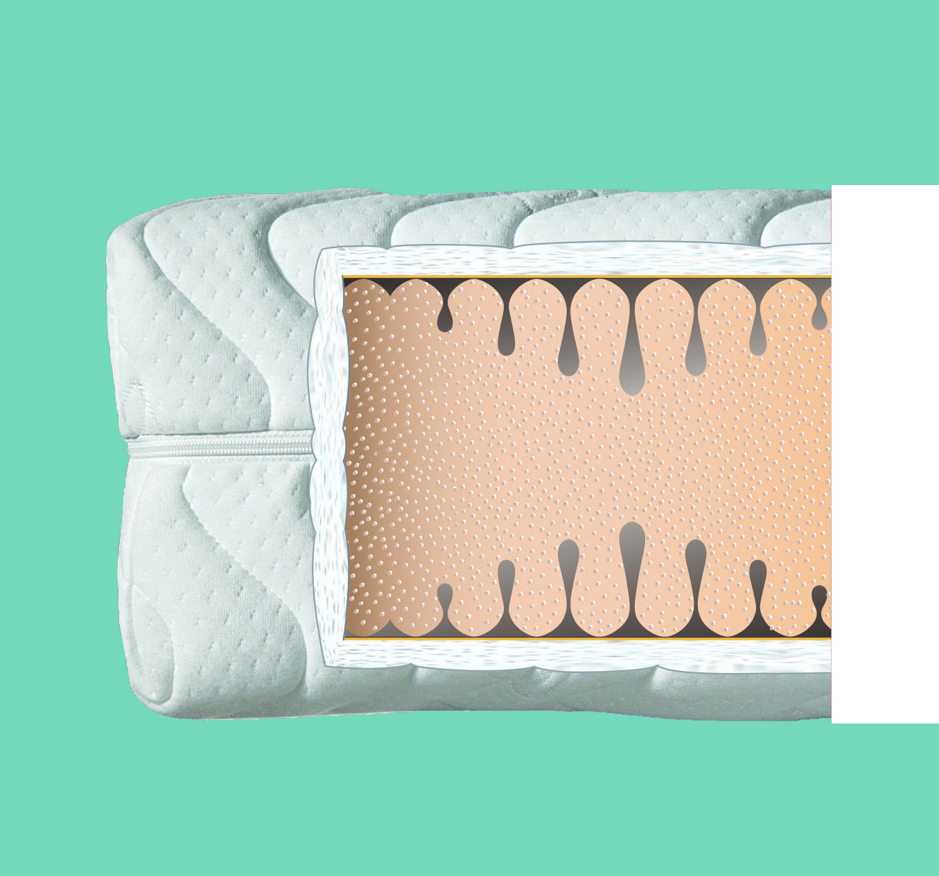 Eco Mix Pieghevole mattress - inside