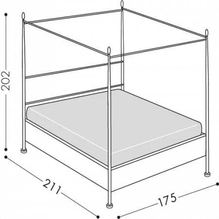 Party bed
Available with H18 - 25 bases