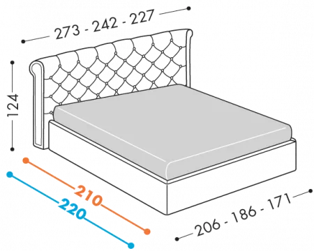 Opera Lirico bed
Available with H32 base